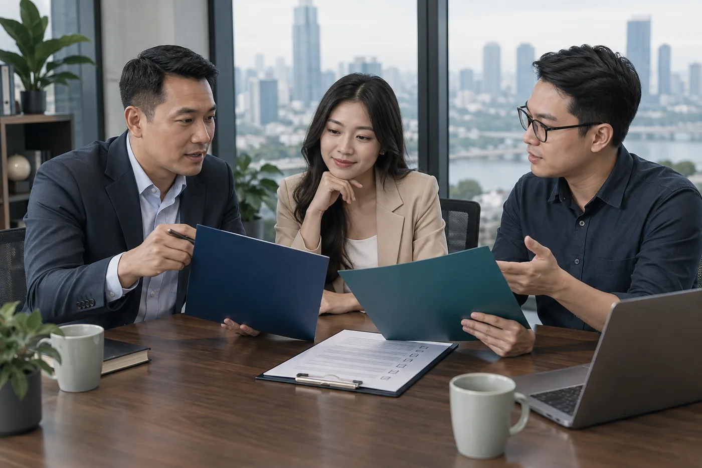 Doanh nghiệp so sánh phương án quản trị tài khoản với đối tác