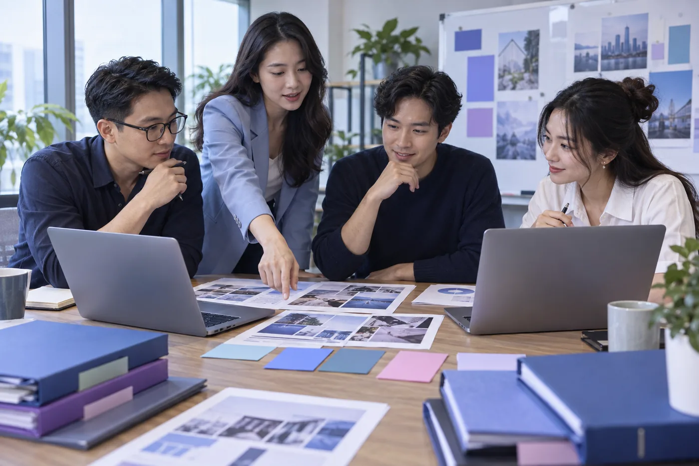 Đội media agency rà nhiều brief và nguồn lực theo từng khách hàng