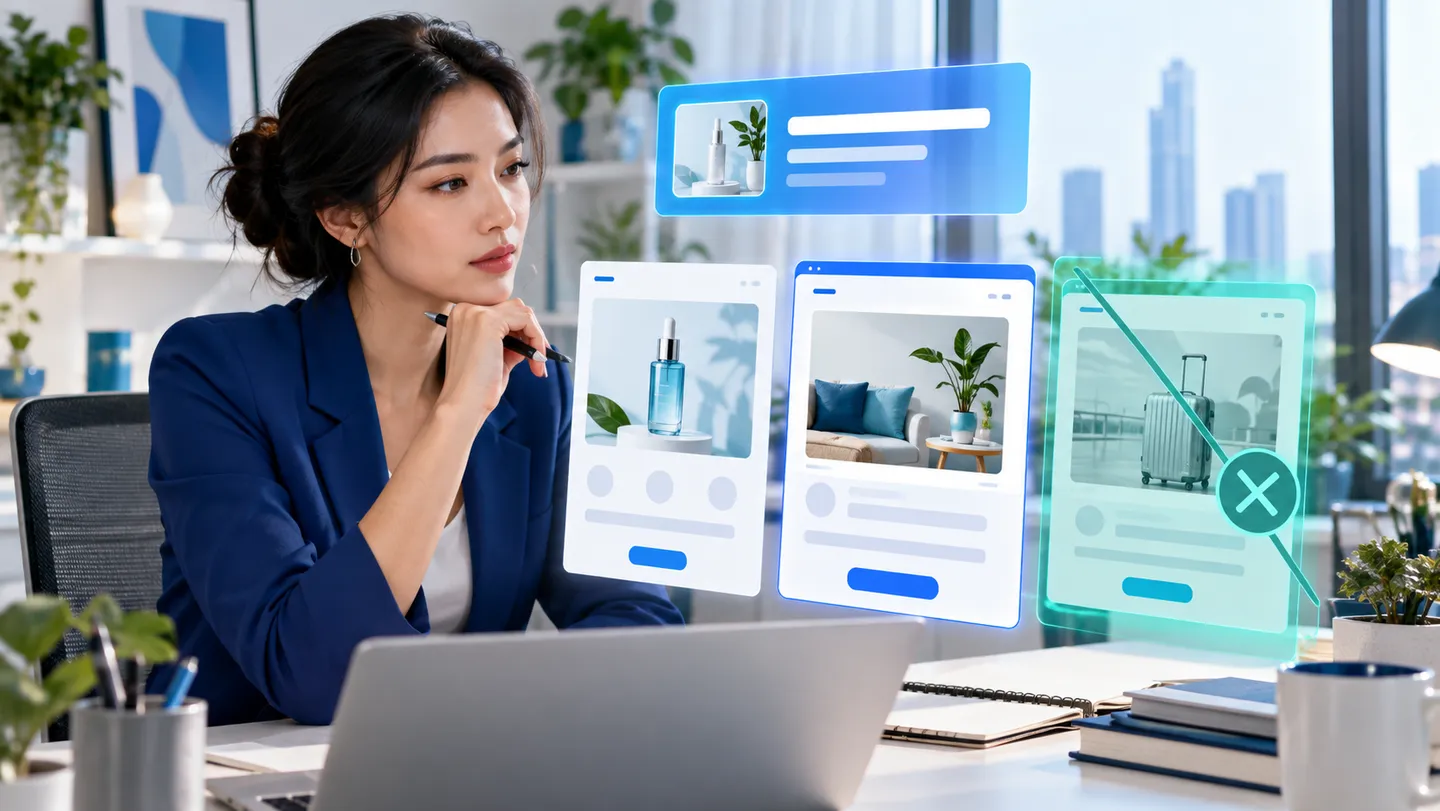 Người phụ trách so các trang đích và loại một trang không phù hợp
