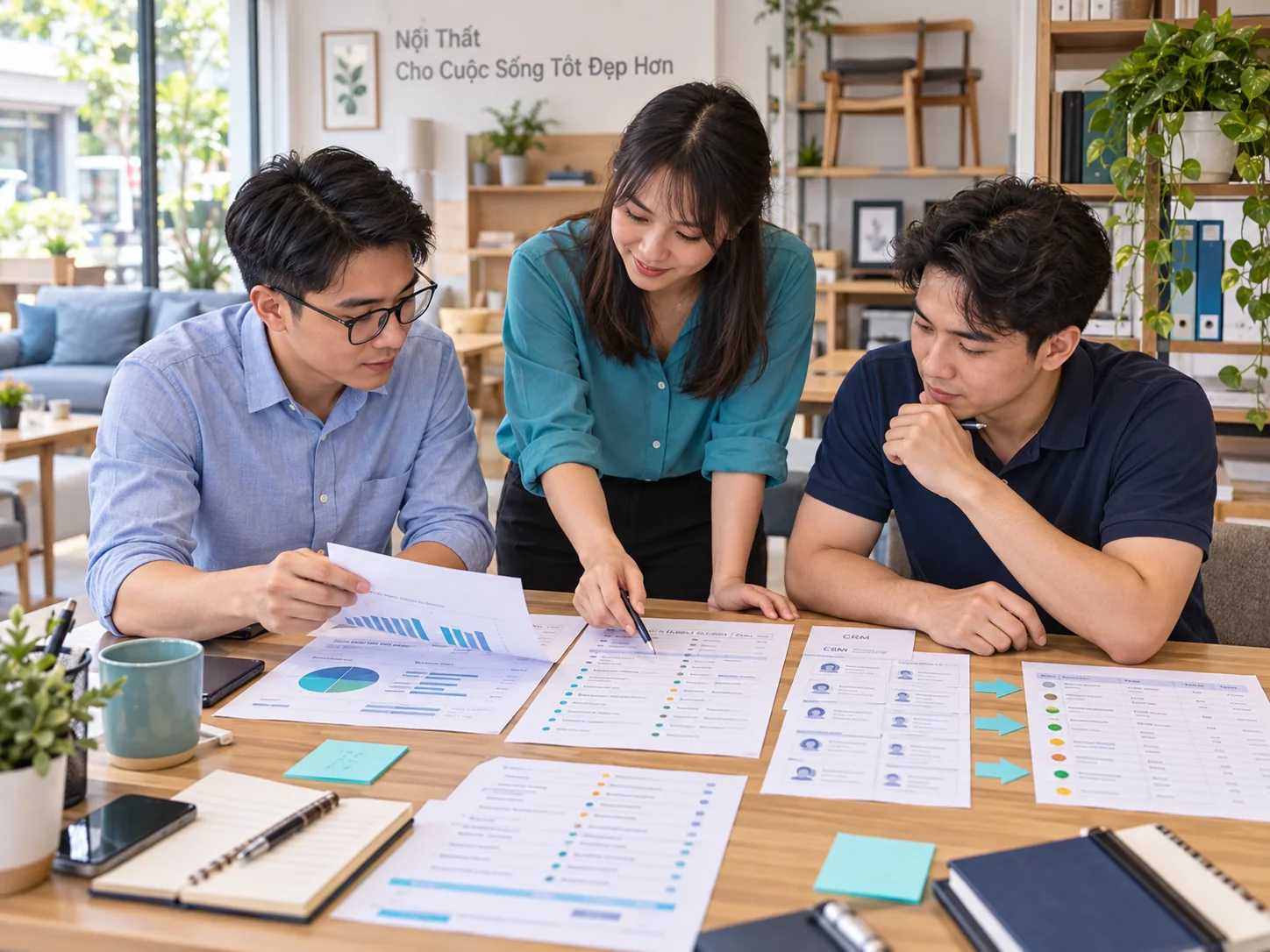 Marketing, kỹ thuật và bán hàng so các bản ghi quảng cáo, website và CRM