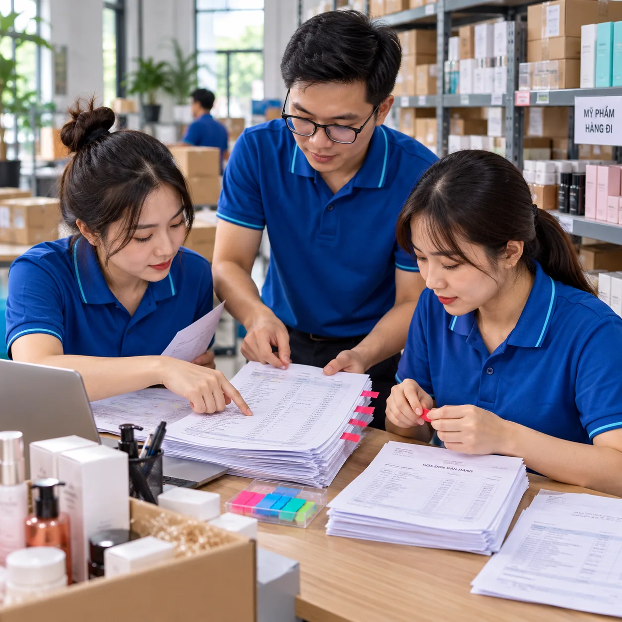 Đội vận hành so bản ghi sự kiện, hồ sơ khách và hóa đơn để loại các dòng trùng