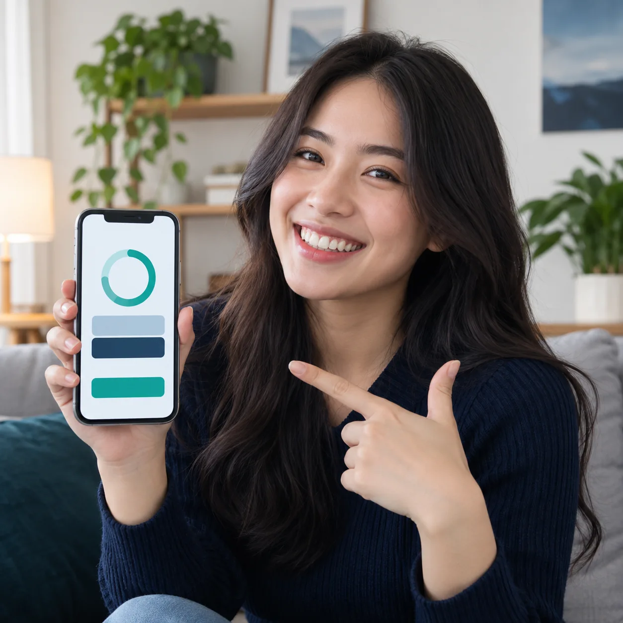 Mẫu video dọc minh họa hướng dẫn bắt đầu dùng ứng dụng ngân hàng