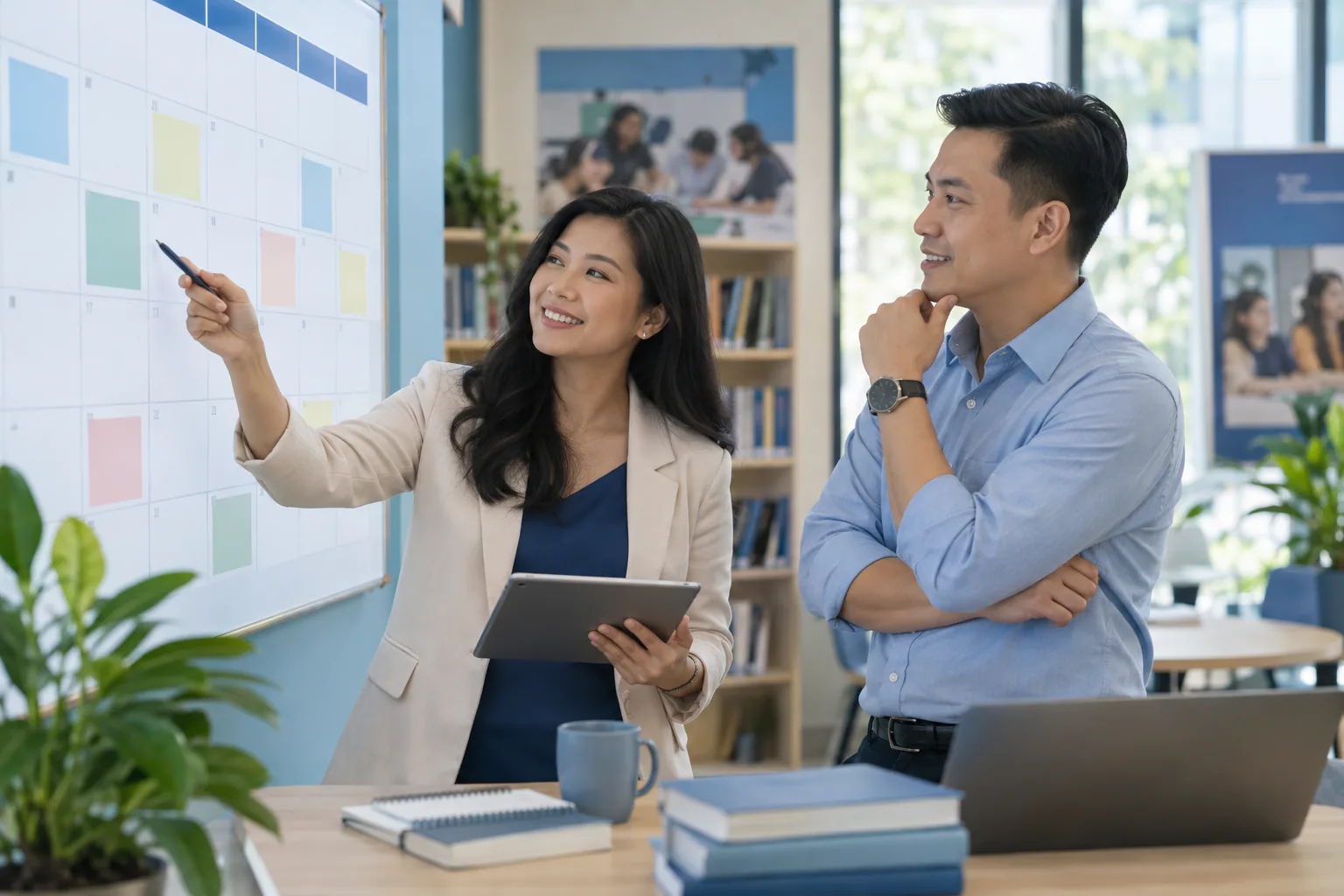 Đội tuyển sinh lập kế hoạch cho các đợt khai giảng