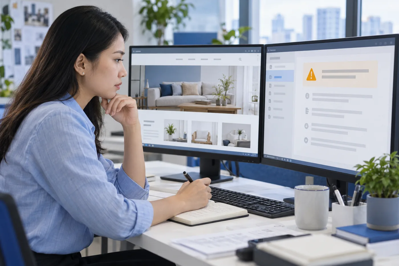 Chuyên viên kiểm tra trang đích và cảnh báo chính sách quảng cáo