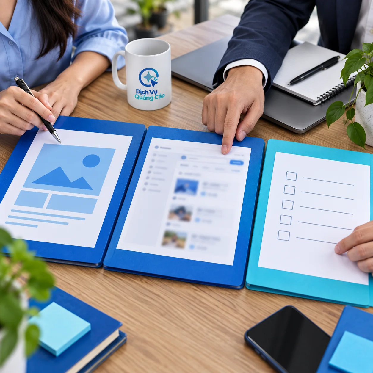 Biên tập viên phân loại bản dựng quảng cáo, hồ sơ chiến dịch và phiếu kiểm bằng chứng