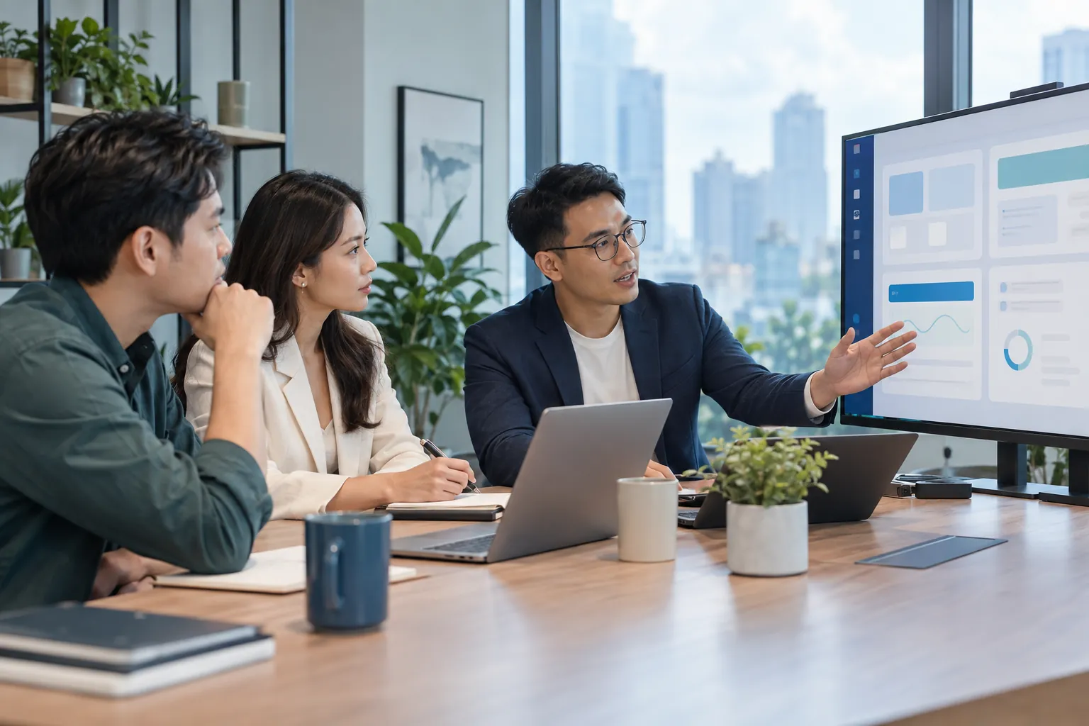Buổi demo phần mềm B2B với người dùng và người ra quyết định