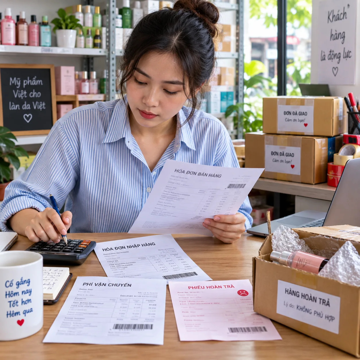 Đối chiếu doanh thu thực nhận và chi phí để tính ngược mức quảng cáo có thể chi