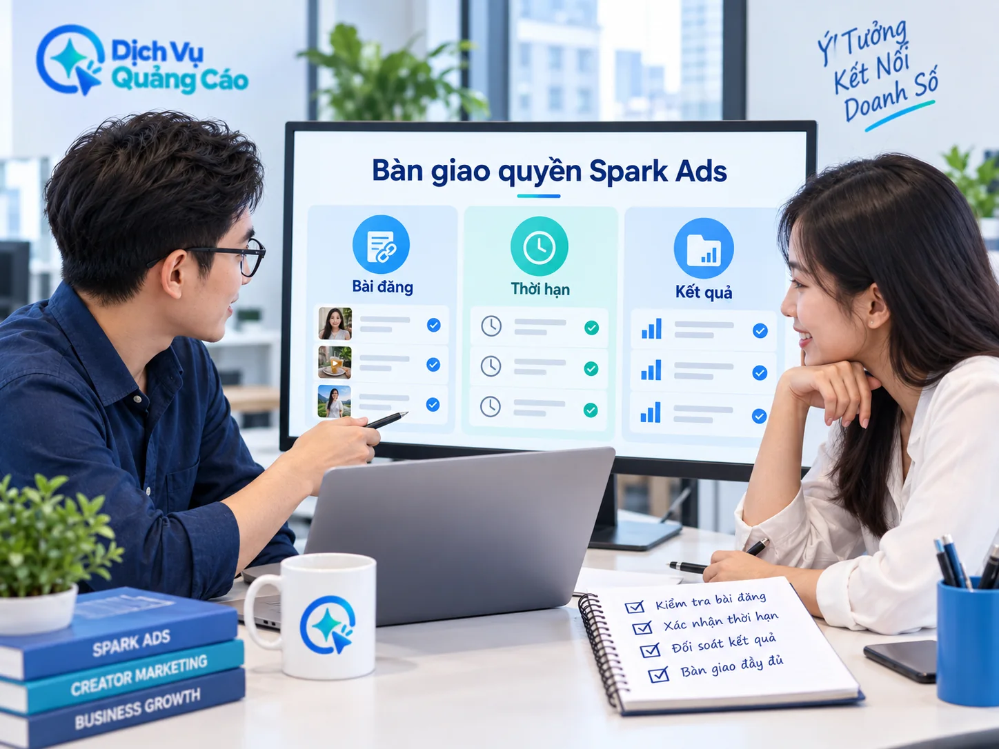 Bàn giao bài đăng, thời hạn ủy quyền và kết quả Spark Ads