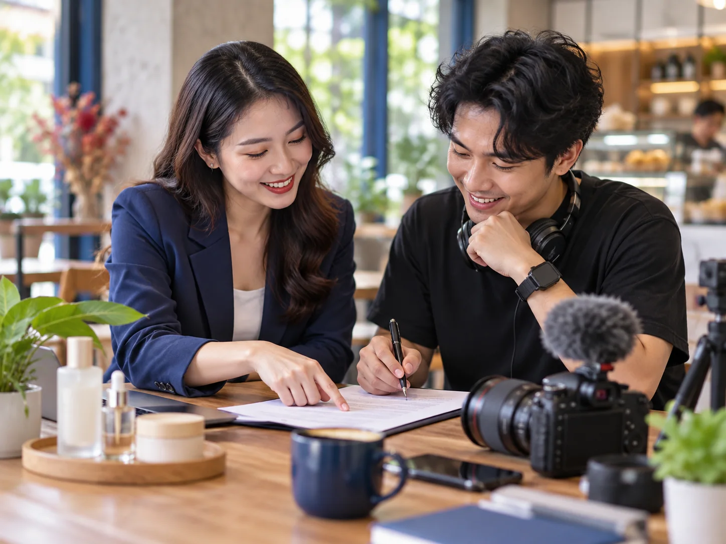 Creator và quản lý thương hiệu rà thỏa thuận sử dụng video sau buổi quay