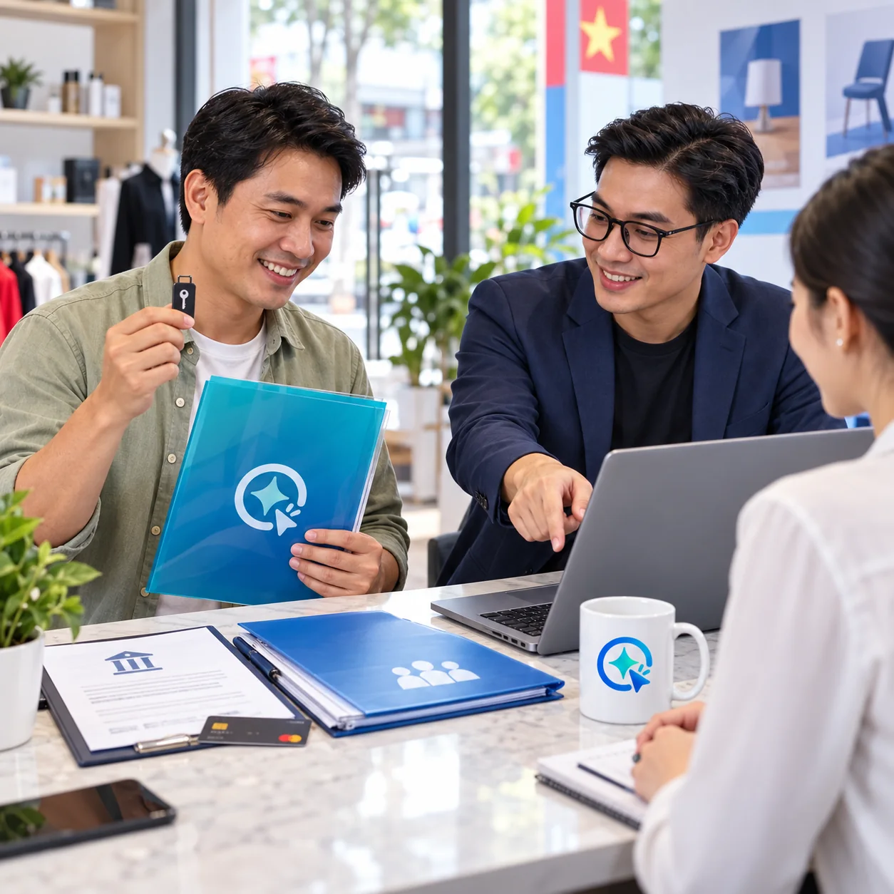Chủ doanh nghiệp cùng agency kiểm tra quyền tài khoản, hồ sơ thanh toán và tài sản quảng cáo