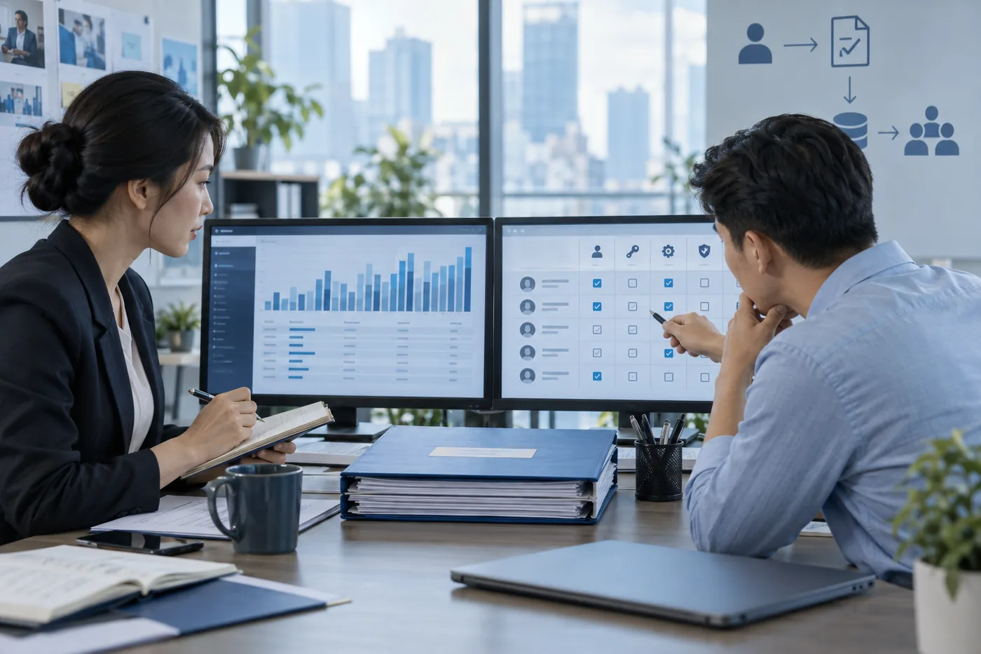 Bộ phận tài chính và vận hành đối chiếu chi tiêu với quyền tài khoản quảng cáo
