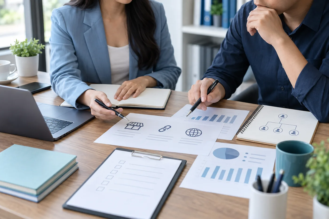 Doanh nghiệp chuẩn bị thông tin tài khoản, Shop, website và vai trò nhân sự