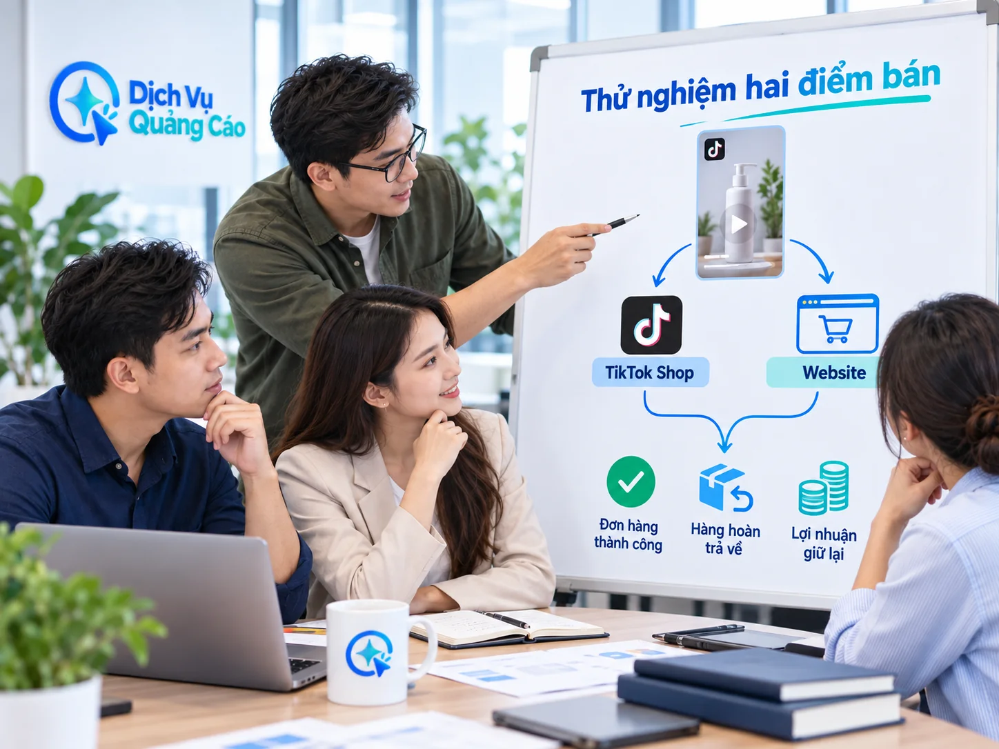 Thử nghiệm TikTok Shop và website theo đơn thành công, hoàn trả và lợi nhuận