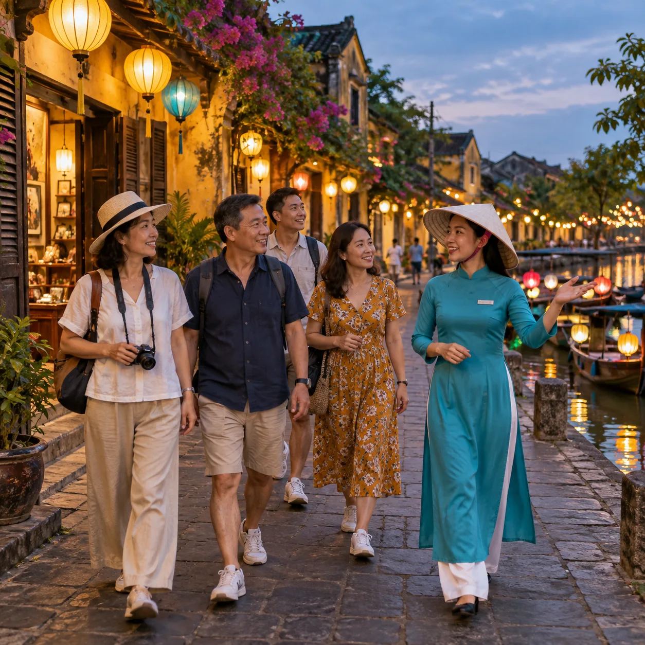 Thẻ carousel Facebook mô phỏng trải nghiệm Hội An