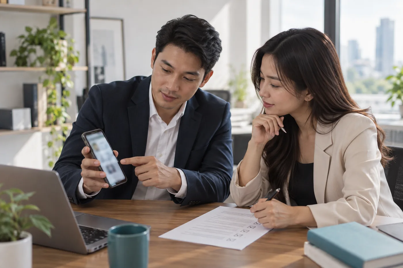 Doanh nghiệp và chuyên viên rà quyền truy cập tài khoản quảng cáo trên điện thoại